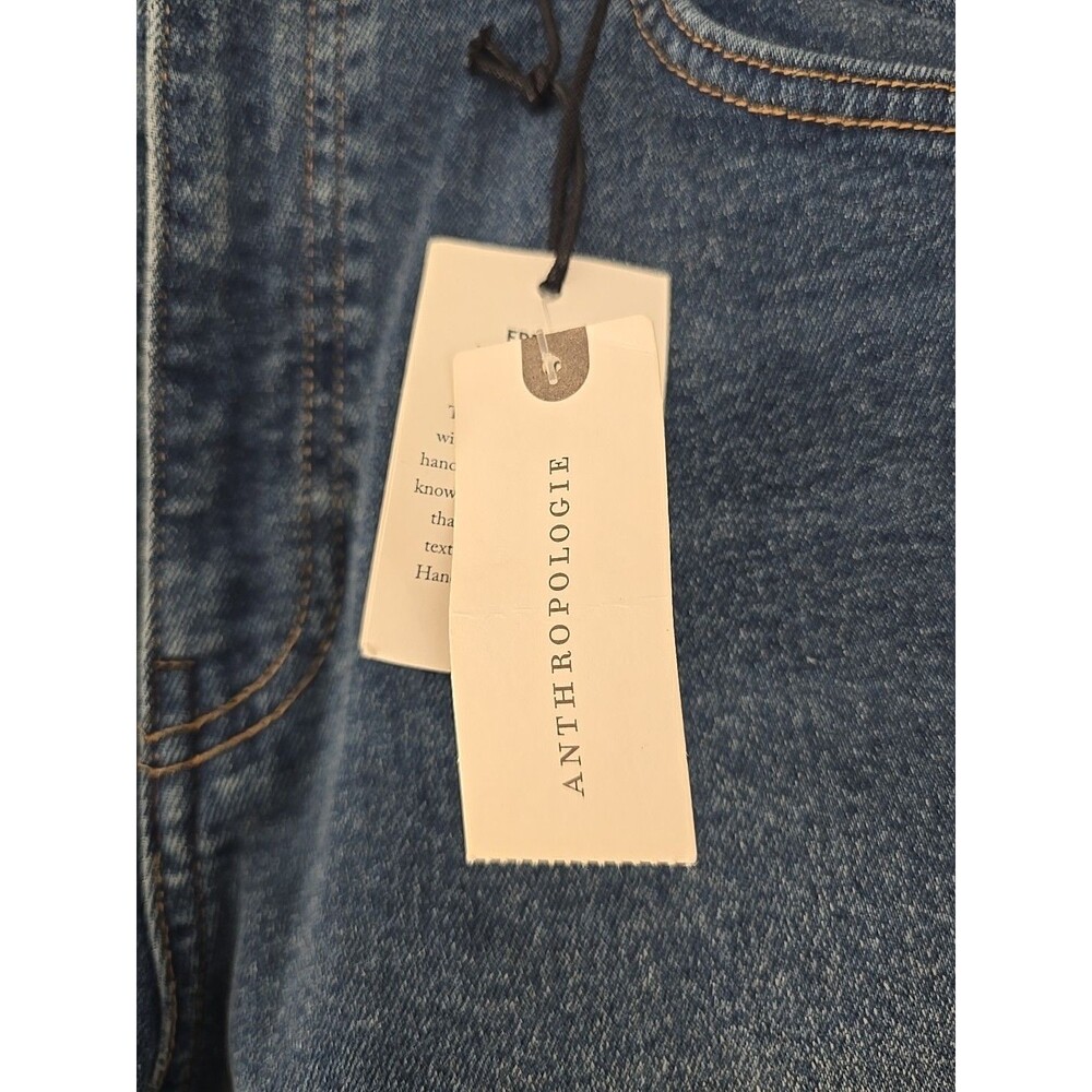 Levi's & Anthropologie Skinny Jeans West Coast French Fabric Sides S.31 NWT $198 - Picture 4 of 12